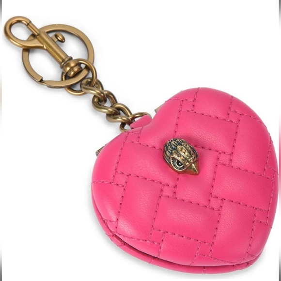 Kurt Geiger Accessories - Kurt Geiger Kensington Heart Mirror Holder Bag Charm,  NWT In Box